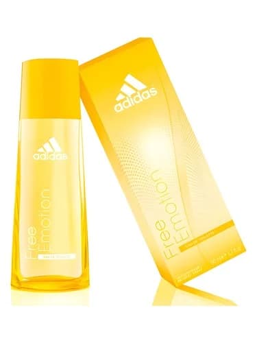 Frasco del perfume Free Emotion de Adidas — fragancia femenino