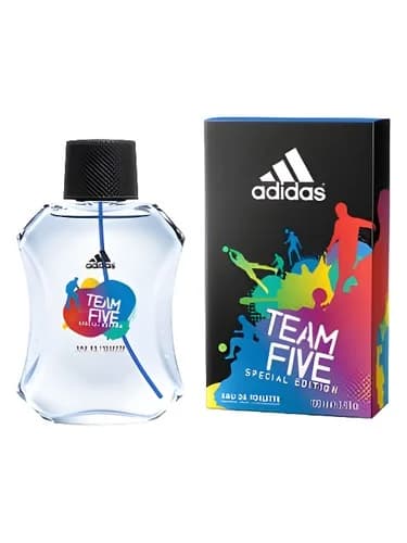 Frasco del perfume Team Five de Adidas — fragancia masculino