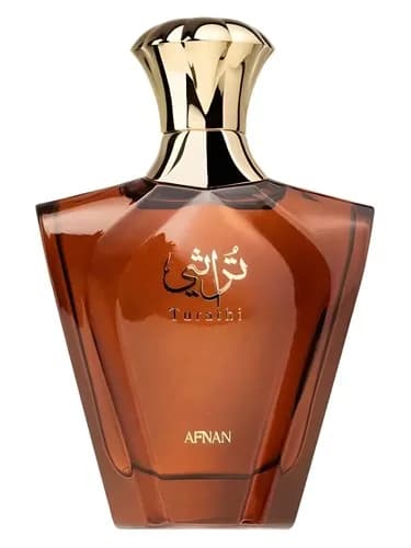 Frasco del perfume Turathi Brown de Afnan — fragancia masculino