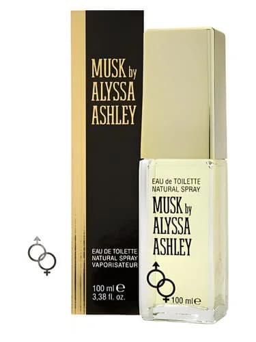 Frasco del perfume Musk de Alyssa Ashley — fragancia unisex