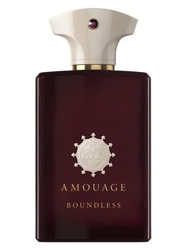 Frasco del perfume Boundless de Amouage — fragancia unisex