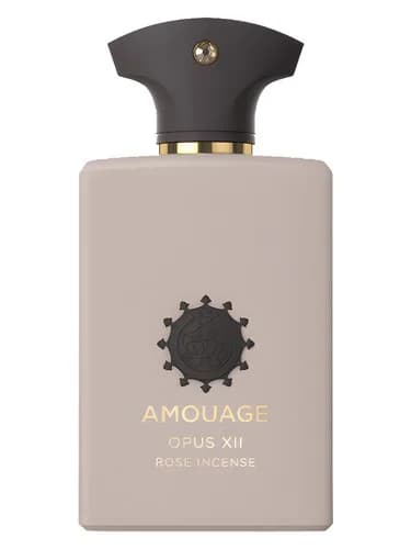 Frasco del perfume Opus Xii Rose Incense de Amouage — fragancia unisex