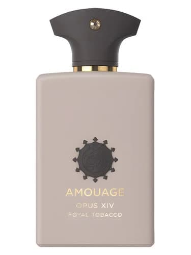 Frasco del perfume Opus Xiv Royal Tobacco de Amouage — fragancia unisex