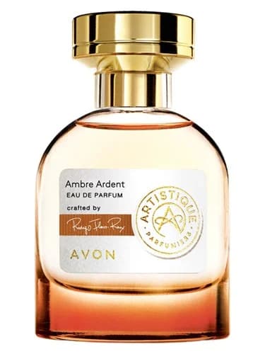Frasco del perfume Ambre Ardent de Avon — fragancia unisex