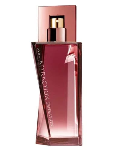 Frasco del perfume Attraction Sensation de Avon — fragancia femenino