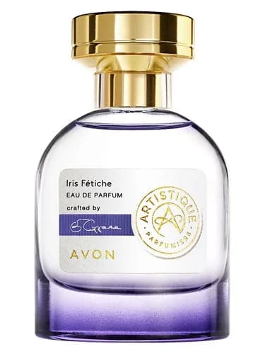 Frasco del perfume Iris Fetiche de Avon — fragancia unisex