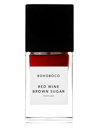 Frasco del perfume Red Wine Brown Sugar de Bohoboco — fragancia unisex