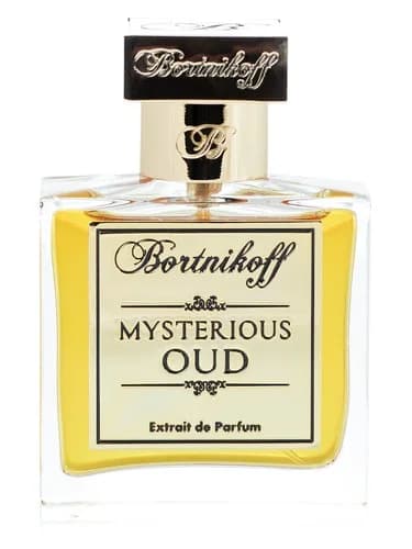 Frasco del perfume Mysterious Oud de Bortnikoff — fragancia unisex