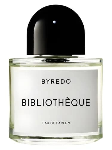 Frasco del perfume Bibliotheque de Byredo — fragancia unisex