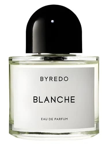 Frasco del perfume Blanche de Byredo — fragancia femenino