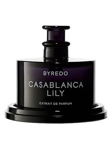Frasco del perfume Casablanca Lily de Byredo — fragancia unisex