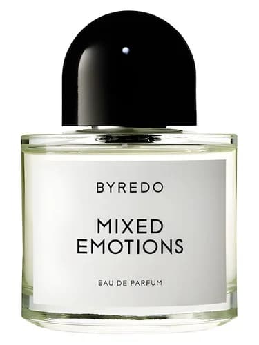 Frasco del perfume Mixed Emotions de Byredo — fragancia unisex