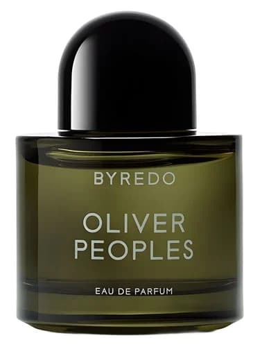 Frasco del perfume Oliver Peoples Green de Byredo — fragancia unisex