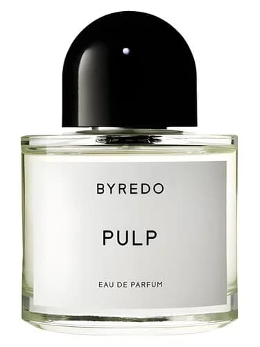 Frasco del perfume Pulp de Byredo — fragancia unisex