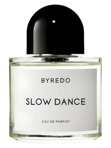 Frasco del perfume Slow Dance de Byredo — fragancia unisex