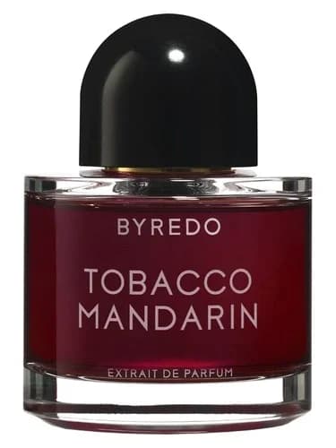 Frasco del perfume Tobacco Mandarin de Byredo — fragancia unisex