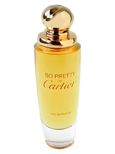 Frasco del perfume So Pretty de Cartier — fragancia femenino