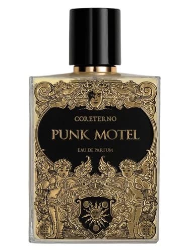 Frasco del perfume Punk Motel de Coreterno — fragancia unisex