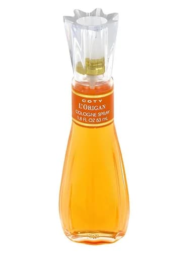 Frasco del perfume L Origan de Coty — fragancia femenino