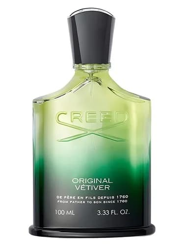 Frasco del perfume Original Vetiver de Creed — fragancia unisex