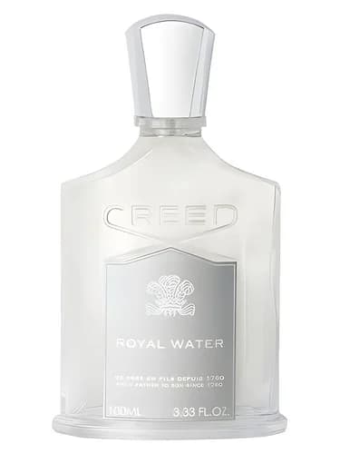Frasco del perfume Royal Water de Creed — fragancia unisex