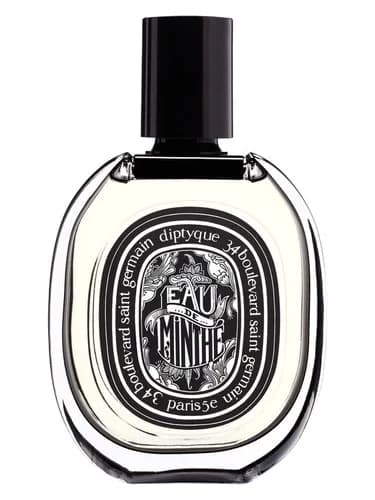 Frasco del perfume Eau De Minthe de Diptyque — fragancia unisex