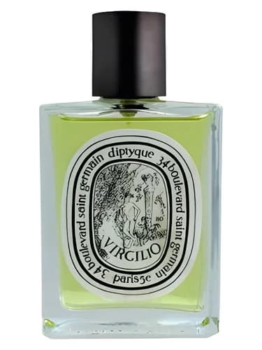 Frasco del perfume Virgilio de Diptyque — fragancia unisex