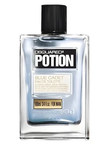 Frasco del perfume Potion Blue Cadet de Dsquared2 — fragancia masculino