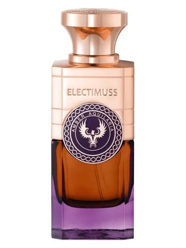 Frasco del perfume Amber Aquilaria de Electimuss — fragancia unisex