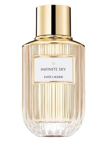 Frasco del perfume Infinite Sky de Estee Lauder — fragancia unisex