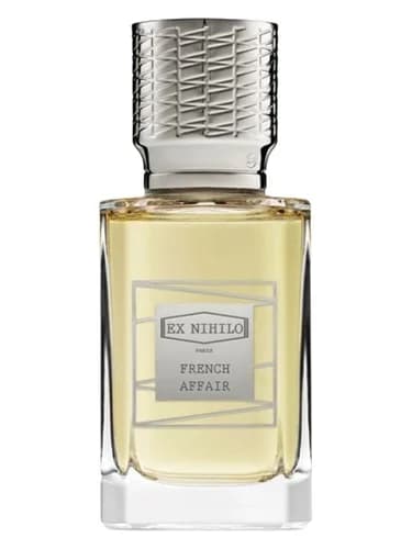 Frasco del perfume French Affair de Ex Nihilo — fragancia unisex