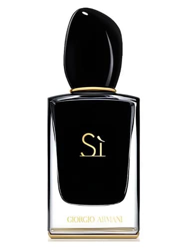 Frasco del perfume Si Intense de Giorgio Armani — fragancia femenino