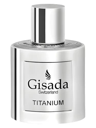 Frasco del perfume Titanium de Gisada — fragancia unisex