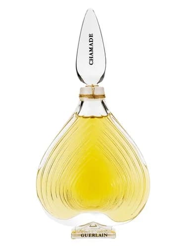 Frasco del perfume Chamade de Guerlain — fragancia femenino