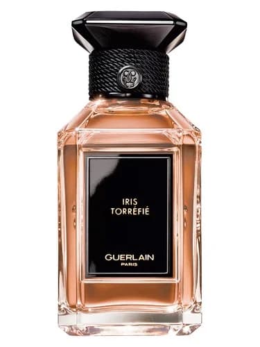Frasco del perfume Iris Torrefie de Guerlain — fragancia unisex