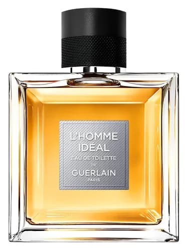 Frasco del perfume L Homme Ideal de Guerlain — fragancia masculino