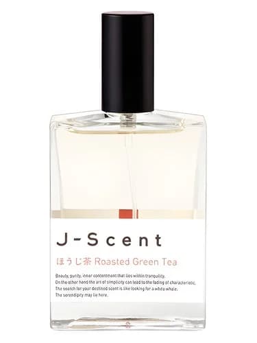 Frasco del perfume Roasted Green Tea de J Scent — fragancia unisex