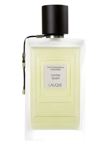 Frasco del perfume Chypre Silver de Lalique — fragancia unisex