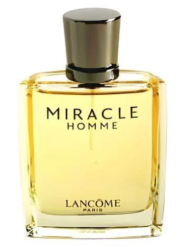Frasco del perfume Miracle Homme de Lancome — fragancia masculino