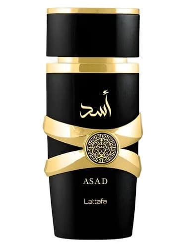 Frasco del perfume Asad de Lattafa Perfumes — fragancia masculino
