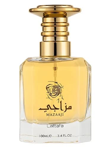 Frasco del perfume Mazaaji de Lattafa Perfumes — fragancia femenino