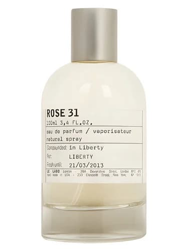 Frasco del perfume Rose 31 de Le Labo — fragancia unisex