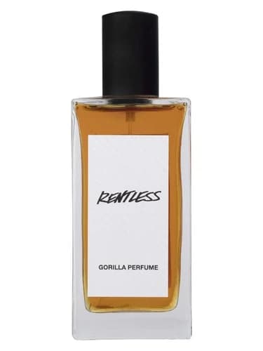 Frasco del perfume Rentless de Lush — fragancia unisex