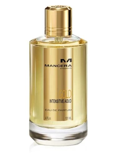 Frasco del perfume Gold Intensive Aoud de Mancera — fragancia unisex
