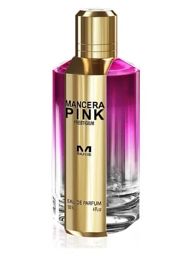 Frasco del perfume Pink Prestigium de Mancera — fragancia femenino