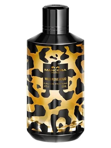 Frasco del perfume Wild Rose Oud de Mancera — fragancia unisex