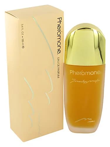 Frasco del perfume Pheromone de Marilyn Miglin — fragancia femenino
