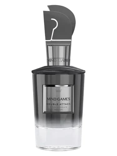 Frasco del perfume Double Attack de Mind Games — fragancia unisex