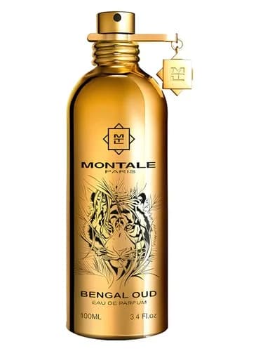 Frasco del perfume Bengal Oud de Montale — fragancia unisex