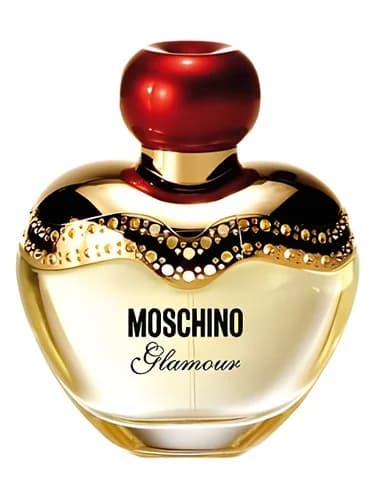 Frasco del perfume Glamour de Moschino — fragancia femenino